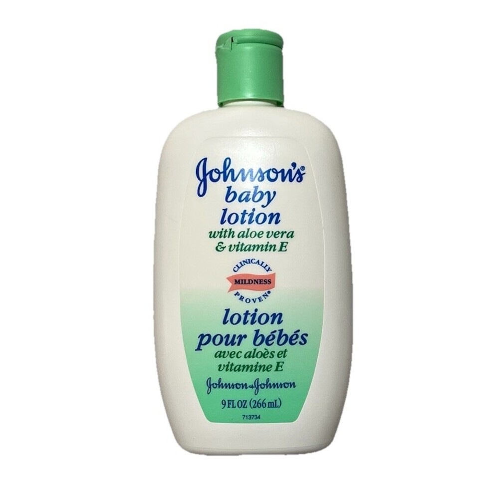 VINTAGE 2001 Sealed Johnson's Aloe & Vitamin E Baby Lotion 15ozRARE Discontinued
